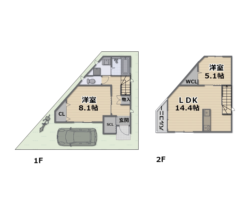 八尾市北本町1丁目　新築戸建