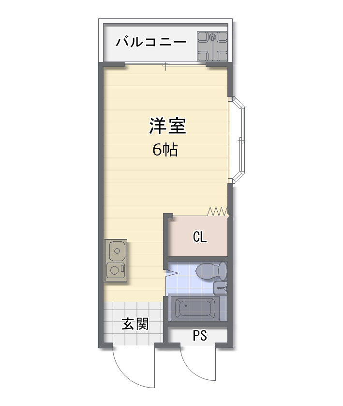アミティ布施公園通り　301号室