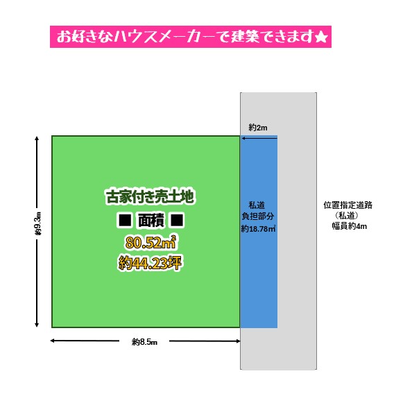 大阪市阿倍野区北畠3丁目　売土地