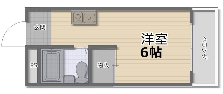 アミティ布施公園通り　306号室